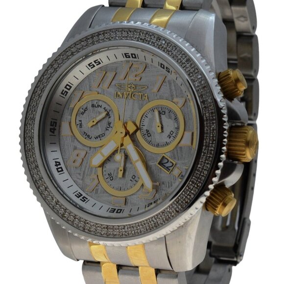 Men's 50mm Invicta Pro Diver Meteorite Dial Diamond Bezel TT Watch! Ref: 16719! - Picture 3 of 9